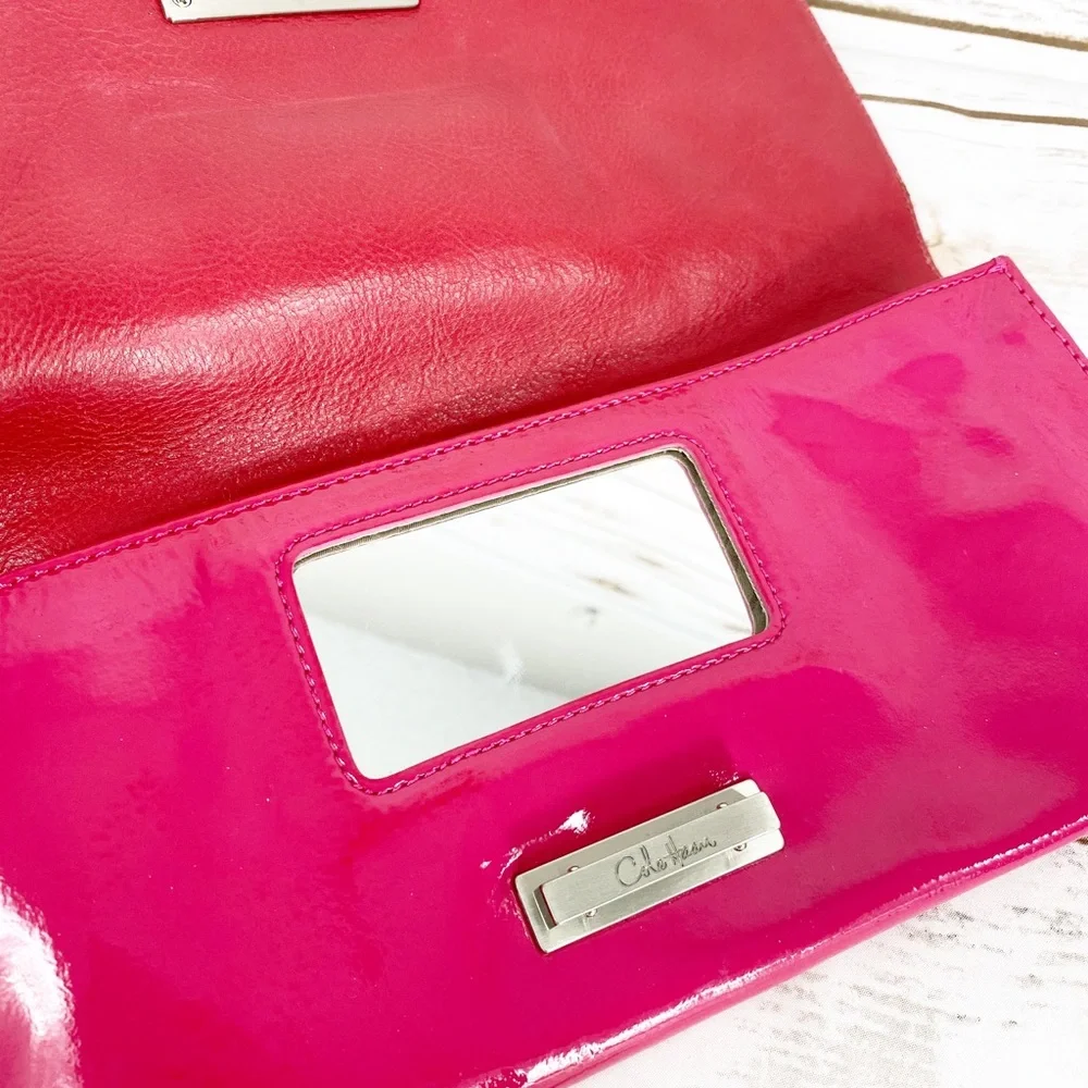 Cole Haan Hot Pink Large Clutch Purse - Picture 6 of 8